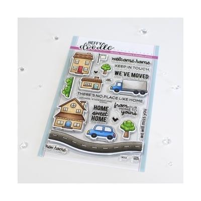 Heffy Doodle Clear Stamps - Home Sweet Home